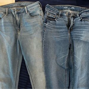 Old Navy Women’s Mid Wash Skinny Blue Jeans - Classic Fit